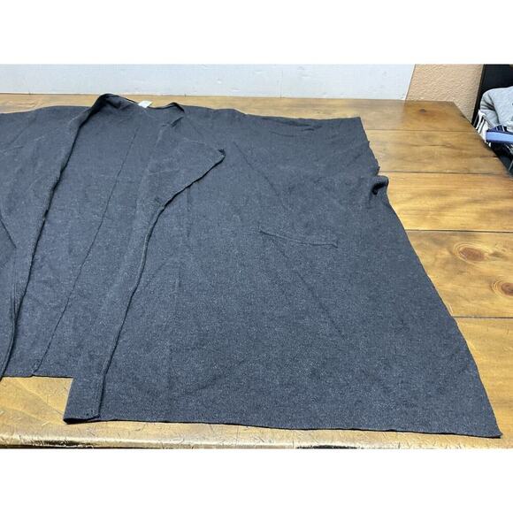 Lululemon Cardigan Women One Size OS Gray After Asana Wrap Studio Cashmere Blend - Picture 4 of 11